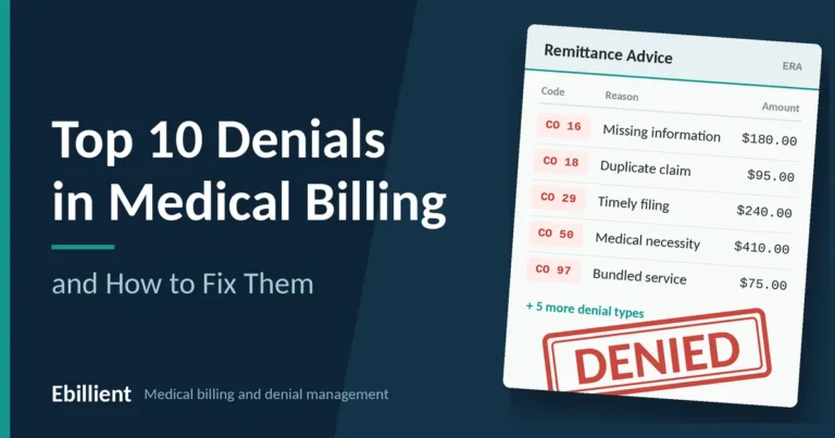 Top 10 Denials in Medical Billing and How to Fix Them
